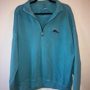 Tommy Bahamas Quarterzip Sweater size XL